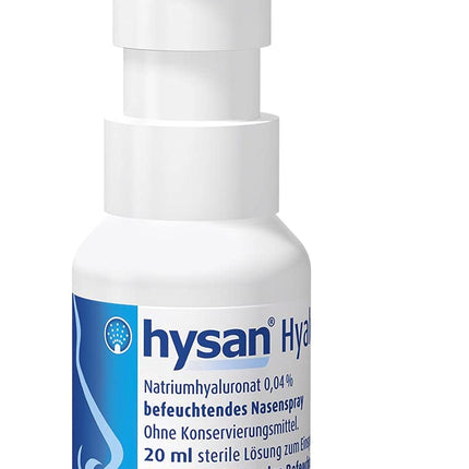 hysan Hyaluronspray - moisturizing nasal spray with hyaluronic acid, 20ml