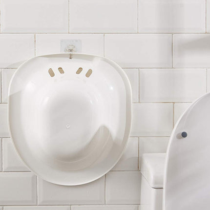 Bwelcam Sitz Bath for the Toilet, Bidet Insert for Toilet, Shatter-Proof Sitz Baths, Sitz Bath Toilet Insert, Portable Bidet Basin