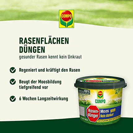 Compo Lawn Fertilizer Moss - No Thanks! 7.5 kg