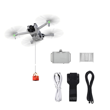LICHIFIT Drone Airdrop System Universal for DJI Mini 4K / Mini 4 Pro/Mini 3 Pro Thrower Transport Delivery Payload Release Dropping Device