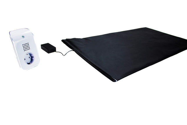 Pratoline wireless alarm mat - care aid - with socket receiver - 70cm x 40cm - dementia fall prevention - stray protection