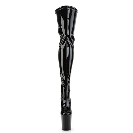 Pleaser FLAMINGO-3063 Blk STR Pat/Blk UK 4 (EU 37)