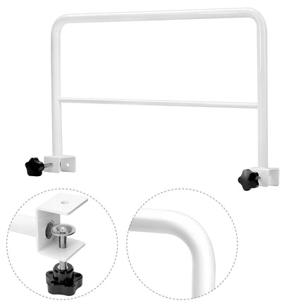 QWORK® Bed Rail, Clip-on Bed Rail for Adults, Fall Prevention at Bed, Durable Carbon Steel