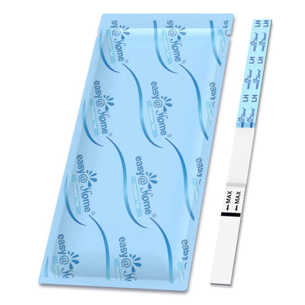 Easy@Home 25 Ovulation Test Fertility Test for Women Ovulation 25 mIU/ml, Reliable Cycle and Fertility Monitoring with Premom Ovulation APP, 25 LH Test