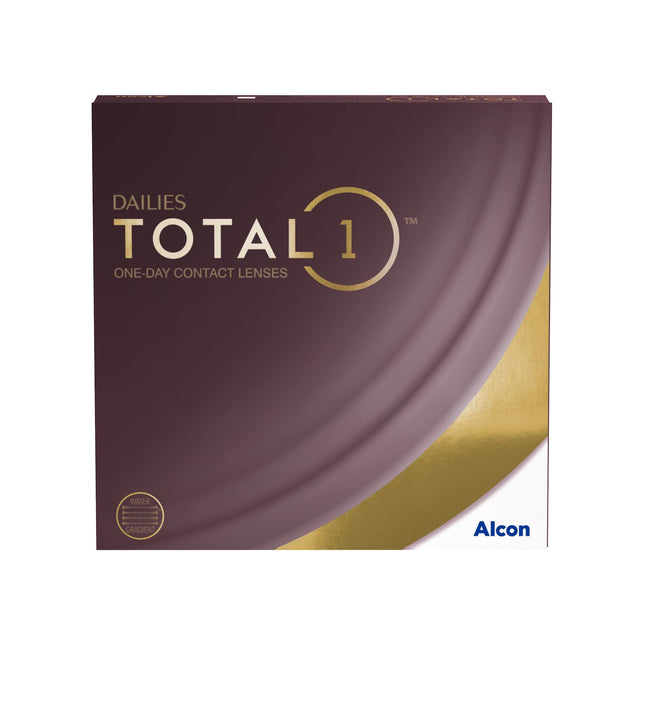 Dailies Total 1 Daily Soft Contact Lenses | 90 pieces | BC 8.5 mm | DIA 14.1 mm | -02.50 diopters