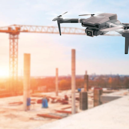 Simulus Quadrocopter: Foldable Wi-Fi drone with brushless motor, integrated 4K live view camera (drone with HD camera, RC drone, helicopter)