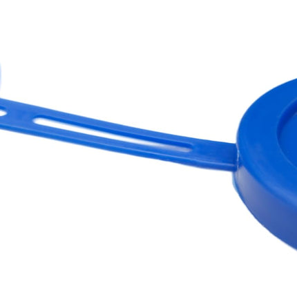 3x Replacement Lids for Urinal Bottles - 1000 ml Urinal Bottles - Blue Lid, Heat-Resistant - Ideal for Theracaso Urinal Bottles (3x Replacement Lids Blue)