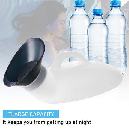 Urinal Bottle Women Men Portable Emergency Urinal Toilet Unisex Urinal Urinal Bottle Urine Collection Container with Lid for Car Travel 800ML