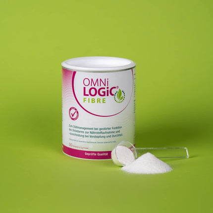 OMNi LOGiC FIBRE, 50 servings (250g), Fiber, 100% water-soluble, For impaired colon function, For constipation and diarrhea, Vegan, Gluten-free, Lactose-free