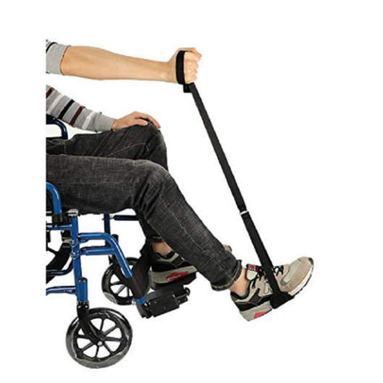 Healthman Leg Lifter Sling, Wide Style, 112 cm, Foot Loop and Handle, for Seniors, Disabled, and Pediatricians, Mobility Aid for Car, Bed, Couch, Hip Replacement, and Wheelchair