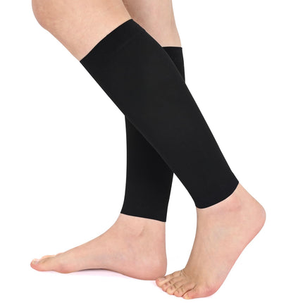 Evolyline Calf Medical Compression Stockings Women &amp; Men 20-30 mmHg, without Foot Calf Compression Calf Bandage Thrombosis Stockings for Shin Splint Varicose Veins Edema Gradient Compression