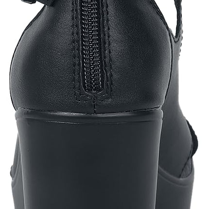 Black Premium by EMP Women's Black High Heels with Straps EU41