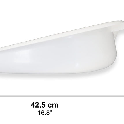 PEPE Mobility - Bedpan for adults, plastic, chamber pot bed, urinal bottles men women, elderly people, bed pan adults