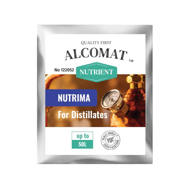 Alcomat NUTRIMA Distillers Nutrient Yeast – Nutrient-rich fermentation yeast for fast and efficient alcohol fermentation, optimized with thiamine – Perfect for distillation, 1x* 10g, for 25-30 liters