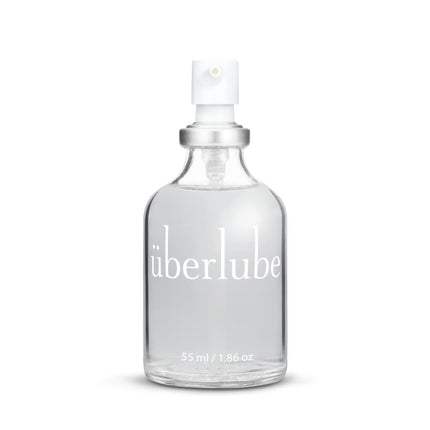 Überlube Silicone-Based Lubricant - Silicone Lubricant Anal Sex Gel with Vitamin E - Latex Condom Safe Lubricant, Odorless and Tasteless, Residue-Free, Works Underwater - 55ml