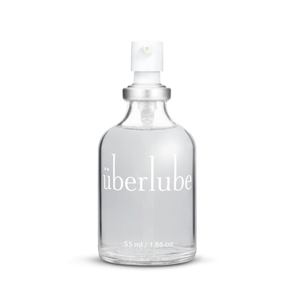 Überlube Silicone-Based Lubricant - Silicone Lubricant Anal Sex Gel with Vitamin E - Latex Condom Safe Lubricant, Odorless and Tasteless, Residue-Free, Works Underwater - 55ml