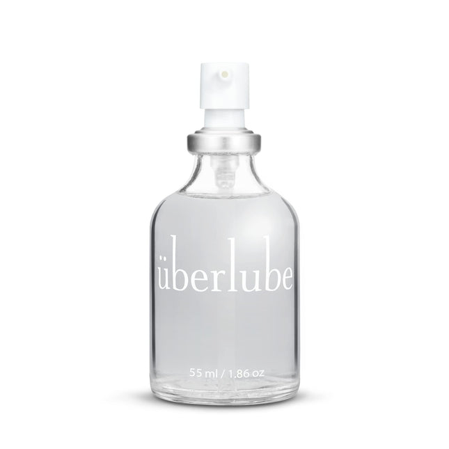 Überlube Silicone-Based Lubricant - Silicone Lubricant Anal Sex Gel with Vitamin E - Latex Condom Safe Lubricant, Odorless and Tasteless, Residue-Free, Works Underwater - 55ml