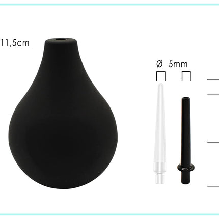 Skurk Anal Shower for Anal Sex Enema 225ML Enema Colon Cleansing Made of Medical Silicone Enema Anal and Vaginal Intimate Shower