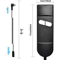 Pasotim -Remote control for armchair, 5-pin, 2 buttons, for Okin Limoss Pride – Elbow