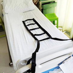 LIKEUDO Adjustable Bed Riser Assist for Elderly and Disabled Patients - Auxiliary Handle with Pull-Up Rope Lifter