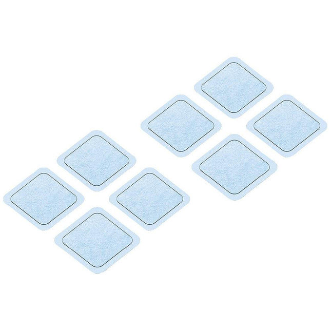 Beurer EM 59/89 Heat electrode replacement set with 8 self-adhesive gel pads for use with EM 59/EM 89 Heat Digital TENS/EMS device, size: 45 x 45 mm