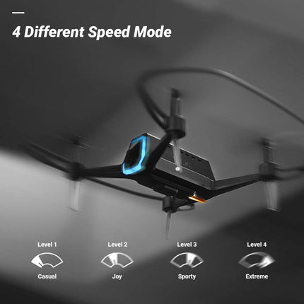 Shift RED Drone/Quadcopter, patented one-hand controller, FHD camera, "Follow me" function, 4 LV speed modes, 11 min flight time