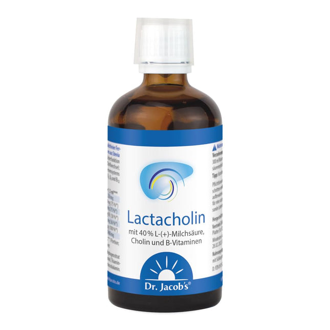 Dr. Jacob's Lactacholin 100 ml I for metabolism, liver and nerve function¹ I fruity-sweet I with choline I sugar-free I 66 servings