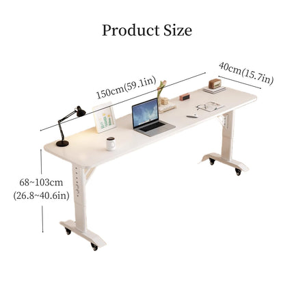 Bedside table, bedside desk, overbed table with wheels, overbed table, overbed desk, overbed table, mobile desk, bedside table with wheels, computer table for bed, overbed table, height adjustment