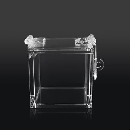 MFMYEE BDSM Chastity Cage Key Safe, Transparent Chastity Keychain, Chastity Game Acrylic Box, Multifunctional New Sexy Toys, Anti-Cheating Lock (Transparent)