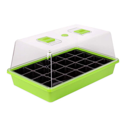Schramm® Indoor Greenhouse Propagator 1, 2 or 3 pieces 38 x24 x18 cm Mini Greenhouse Propagation Set Propagation Set Greenhouse Propagation Tray with Lid and Ventilation, Size: 1 piece