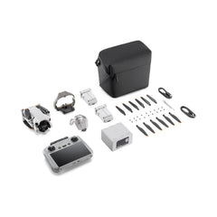 DJI Mini 4 Pro Fly More Combo with DJI RC 2 Remote Controller (Screen Remote Controller), foldable mini drone with 4K camera, under 249g, 34 minutes flight time, 2 additional batteries, Class C0