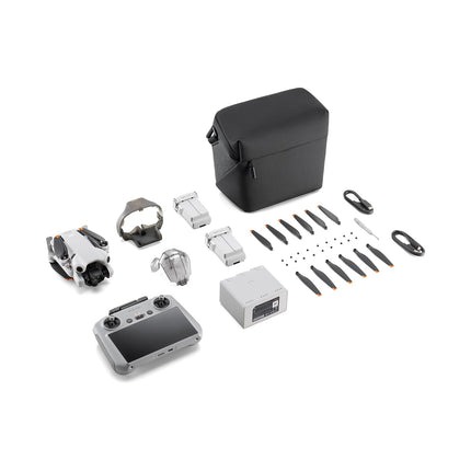 DJI Mini 4 Pro Fly More Combo with DJI RC 2 Remote Controller (Screen Remote Controller), foldable mini drone with 4K camera, under 249g, 34 minutes flight time, 2 additional batteries, Class C0