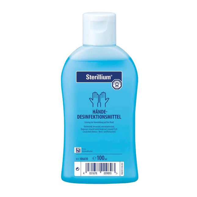 5x 100ml bottle Sterillium Hygiene Hand Disinfectant, Unscented