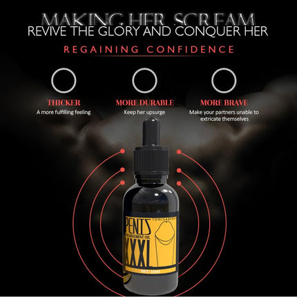 Penis Enlargement Oil, Penis Thickening Growth Increase Big Cock Enlargement For Men, Plus Size Pe-nis Faster Enlargement for Man Potency Growth Oil 10ML (1PC)