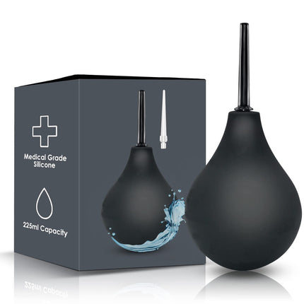 Skurk Anal Shower for Anal Sex Enema 225ML Enema Colon Cleansing Made of Medical Silicone Enema Anal and Vaginal Intimate Shower