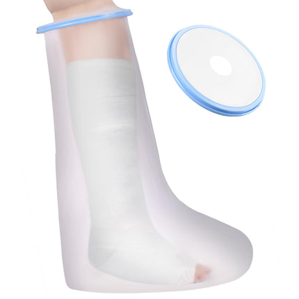 Apasiri plaster shower protector leg adult, plaster protector lower leg waterproof for plaster casts, bandages, leg protection showers keep your leg dry
