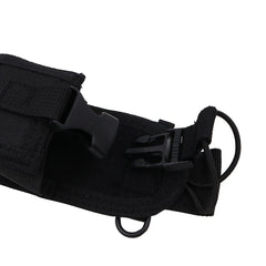 Tiardey MSC-20D Walkie Talkie Two-Way Radio Mount Holster, Portable Walkie Talkie Nylon Belt Bag with Adjustable Shoulder Strap