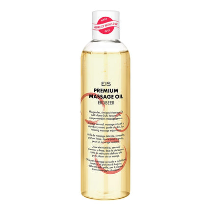 Premium massage oil from EIS | Erotic massage | Strawberry aroma | 250 ml