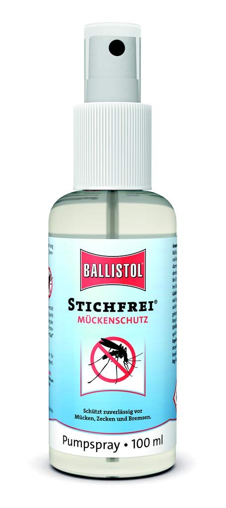 Stichfrei Pump Spray, 100 ml, in an environmentally friendly cardboard blister