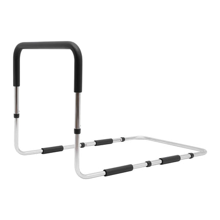 Bed rail for safety older adults - Bed guard rail height adjustable standing aid and fall protection - Stable bed handle for seniors and nursing beds - for people with disabilities