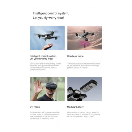 LUXWALLET SG ProX5 Quadcopter RC Drone with Full HD Camera, Carrying Case, 30km/h-200 Meters Distance, Black