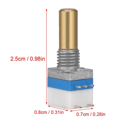 Diyeeni Volume Switch, Rustproof Abrasion-resistant Volume Control, Potentiometer for Audio Stereo Volume Switch Control for Many Brands of Walkie-Talkies