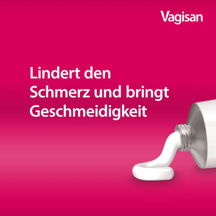 Vagisan Moist Cream - 2 x 50 g | Hormone-free intimate cream for vaginal dryness | Relieves burning, itching, and pain caused by a dry vagina | Vaginal cream for pain during sex