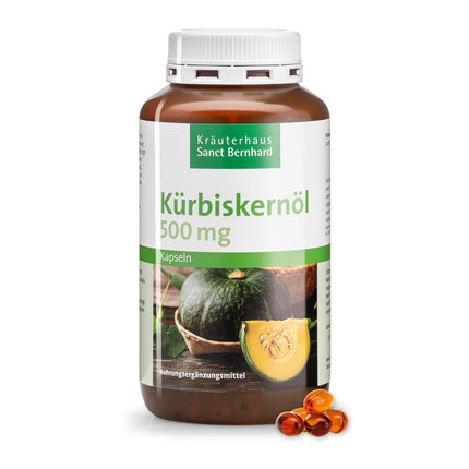 Sanct Bernhard pumpkin seed oil 500 mg capsules