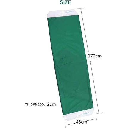 MYDLO Patient Transfer Rolling Board Transfer Foil Sheet Side-Folding Reusable Flat Sheet Lightweight Easy to Carry Patient Transfer Reversible