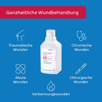 octenisept - aqueous wound and mucous membrane antiseptic with good tolerability, painless application and rapid effect, 500 ml solution