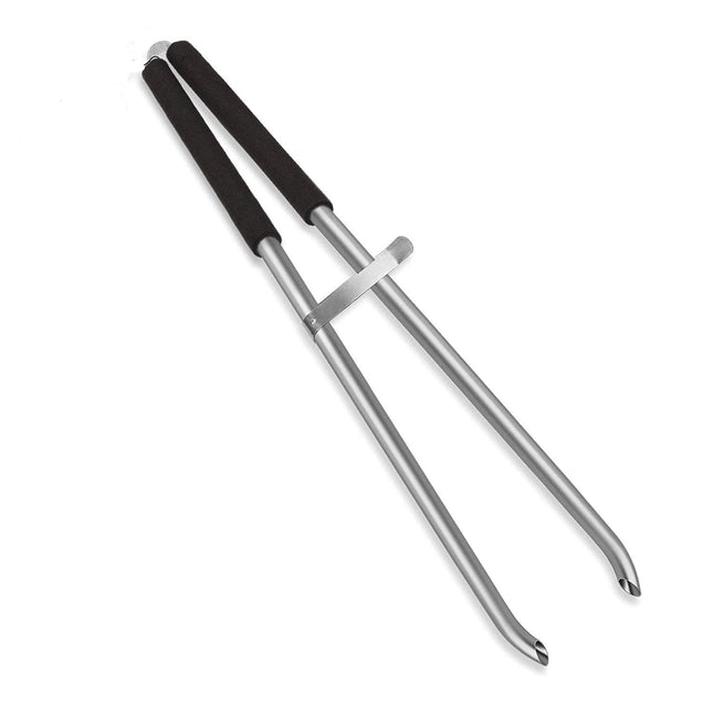 EJG 92 cm Long Commercial Garbage Grabber, All-Purpose Grabber, Lightweight Aluminum &amp; Rustproof, Trash Tongs, Waste Collection Garden Grabber Plogging for Garbage Collection (Black)