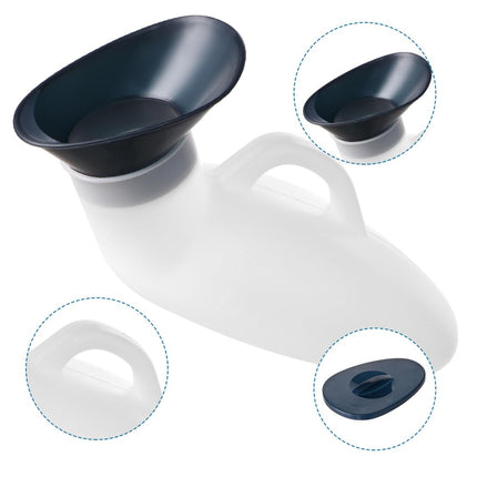 Urinal Bottle Women Men Portable Emergency Urinal Toilet Unisex Urinal Urinal Bottle Urine Collection Container with Lid for Car Travel 800ML