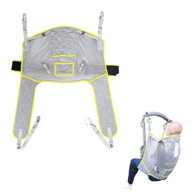 Mierty Patient Lifter Sling, Stair Slide Transfer Belt, Patient Lift Stair Board, Mesh Toilet Sling