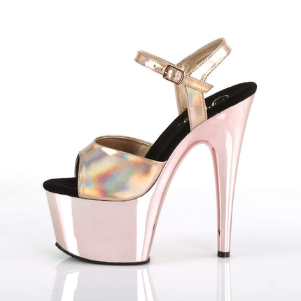 Pleaser Women ADORE-709HGCH/ROGLDHG/M Sandals
